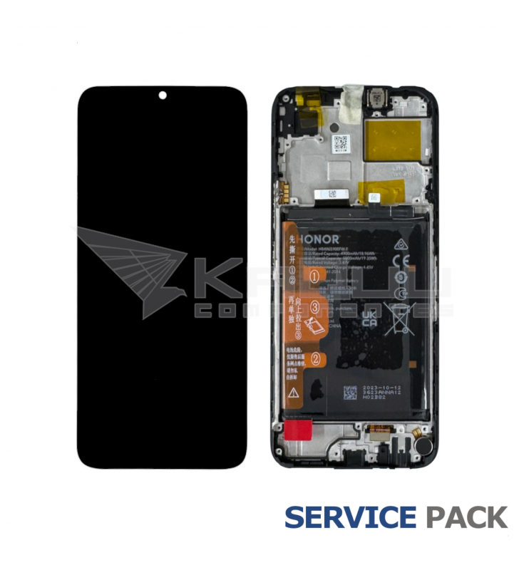 Pantalla Lcd Honor X5 VNA-LX2 Marco Negro con Batería 0235AENL Service Pack