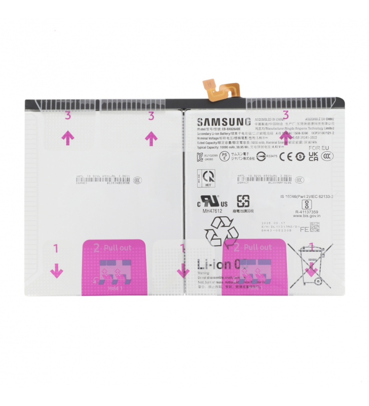 Batería 10090mAh Samsung Galaxy Tab S10 FE Plus X620 GH82-37171A Service Pack