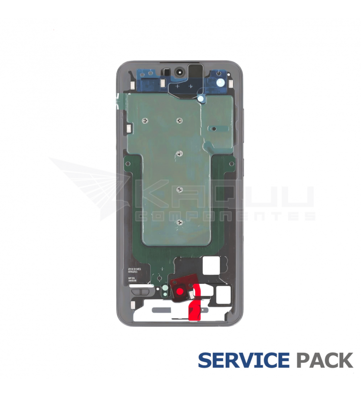 Chasis Marco Intermedio Samsung Galaxy S24 FE S721B Negro GH82-35851A Service Pack