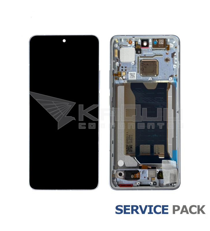 Pantalla Lcd Xiaomi Poco F7 Pro Marco Azul 56002100O1100 Service Pack