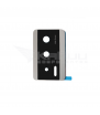 Embellecedor Cristal Cámara Lente para Xiaomi Poco F5 Pro 23013PC75G Plata
