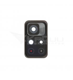 Embellecedor Cristal Cámara Lente para Xiaomi Poco M4 Pro 5G 21091116AG Negro