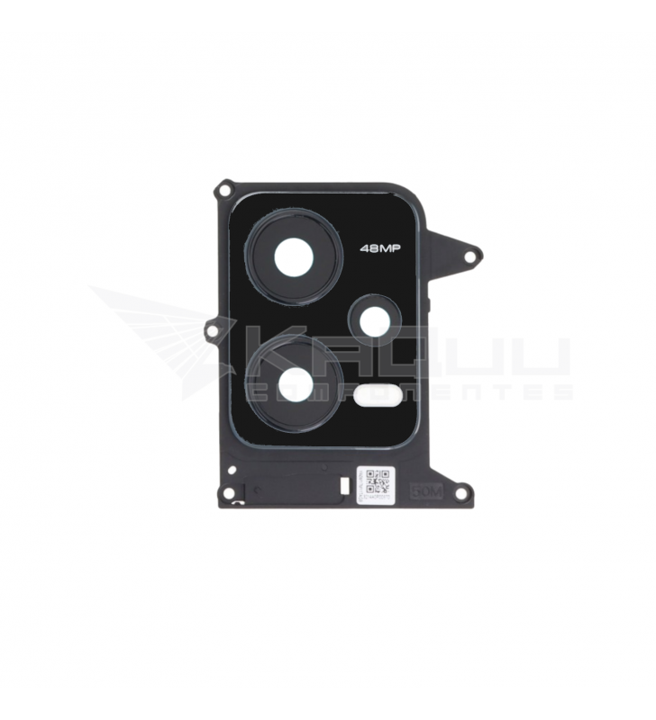 Embellecedor Cristal Cámara Lente para Xiaomi Poco X5 5G 22111317PG Negro