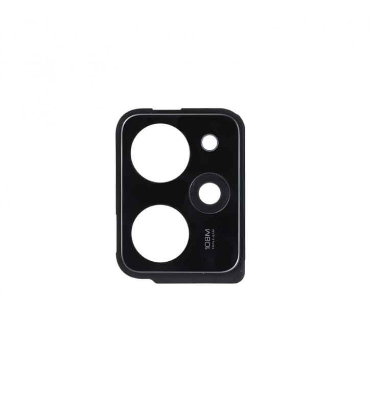 Embellecedor Cristal Cámara Lente para Xiaomi Poco X5 Pro 22101320G Negro