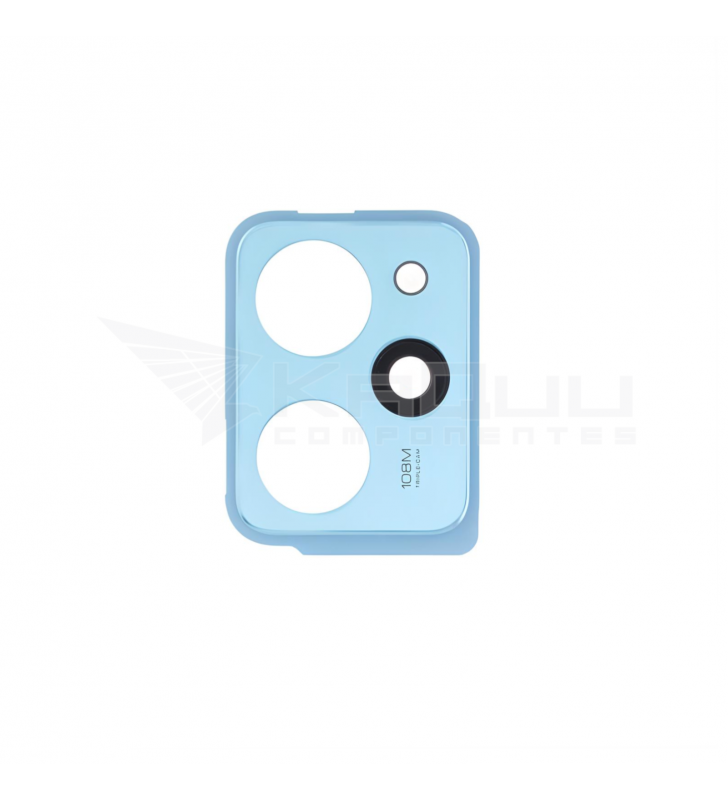 Embellecedor Cristal Cámara Lente para Xiaomi Poco X5 Pro 22101320G Azul