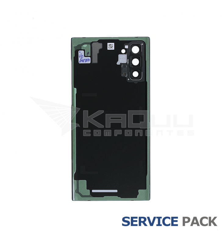 Tapa Trasera con Lente Samsung Galaxy Note 10 N970F Negro GH82-20528A Service Pack Usado