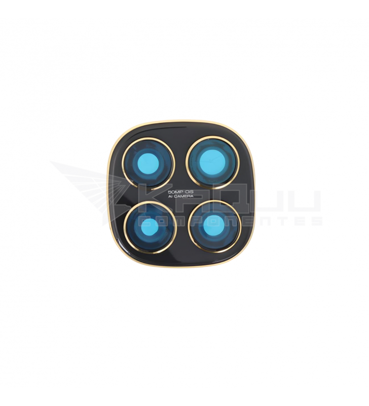 Embellecedor Cristal Cámara Lente para Xiaomi Poco X7 24095PCADG Negro