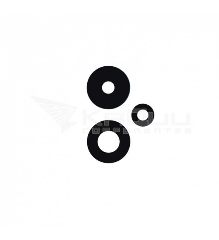 Set de 3 Cristal Cámara Lente para Xiaomi Poco X5 22111317PG