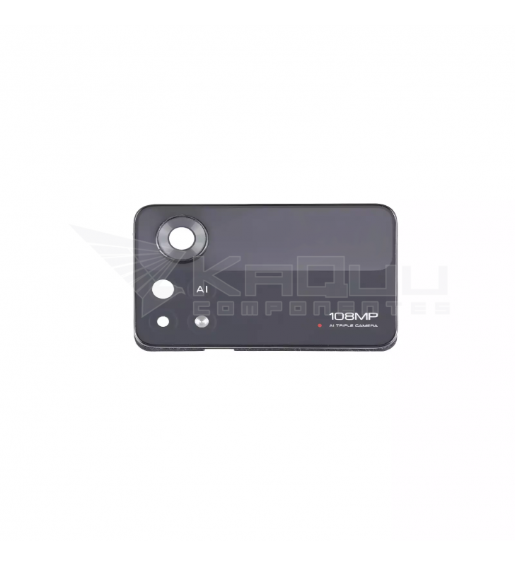 Embellecedor Cristal Cámara Lente para Xiaomi Poco X4 Pro 2201116PG Negro