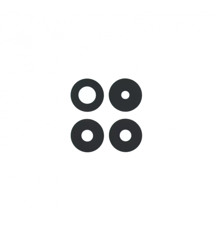 Set de 4 Cristal Cámara Lente para Xiaomi Poco X7 24095PCADG