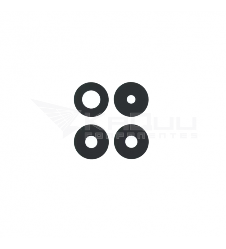 Set de 4 Cristal Cámara Lente para Xiaomi Poco X7 24095PCADG