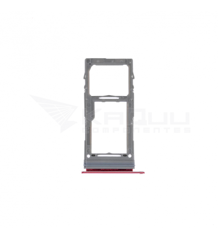 Bandeja Sim Dual para Samsung Galaxy Note 10 Lite N770F Rojo
