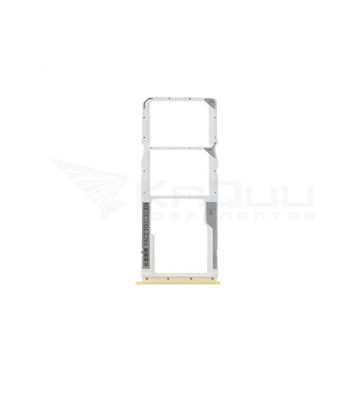 Bandeja Sim Dual para Xiaomi Poco M4 5G 22041219PG Amarillo