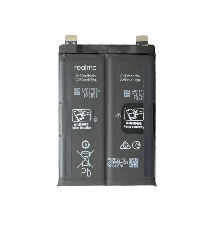 Batería BLP919 2250mAh Realme GT Neo 3 150W RMX3563 RMX3562 4909766 Service Pack