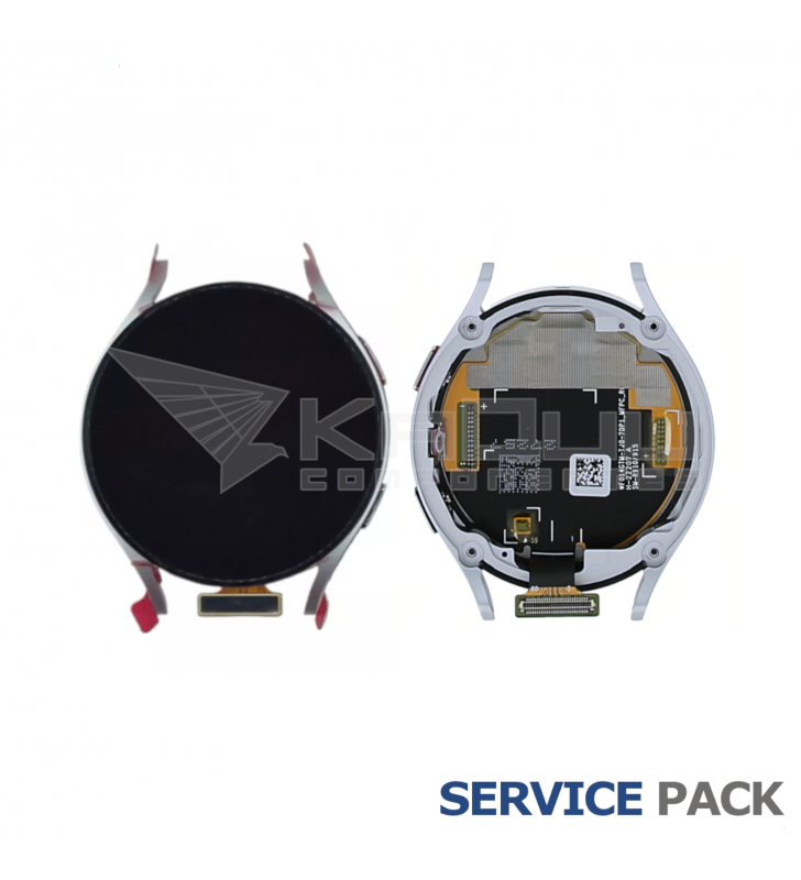 Pantalla Lcd Samsung Galaxy Watch5 44mm R910 Versión Wifi Marco Plata GH82-30042C Service Pack