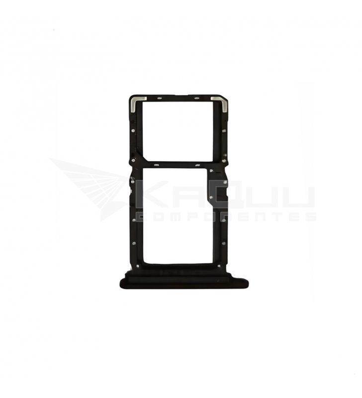 Bandeja Sim Dual para Xiaomi Poco M6 Pro 4G 2312FPCA6G Negro