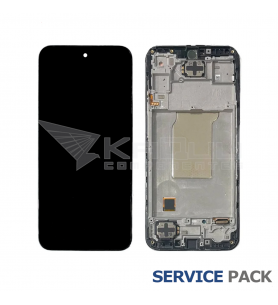 Pantalla Lcd Samsung Galaxy M35 M356B Marco Negro GH82-35001A Service Pack