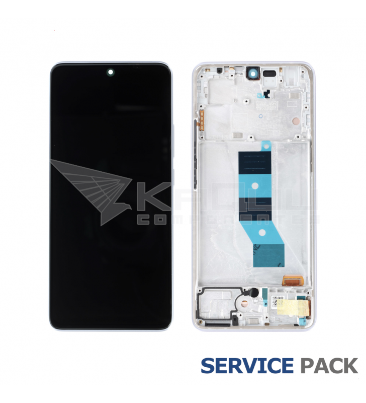 Pantalla Lcd Xiaomi Redmi Note 14 5G 24094RAD4G Marco Púrpura 56001900O1700 Service Pack