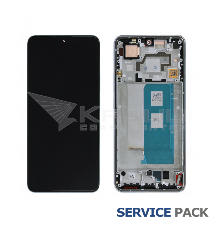 Pantalla Lcd Xiaomi Poco F5 Pro 23013PC75G Marco Blanco 560002M11A00 Service Pack