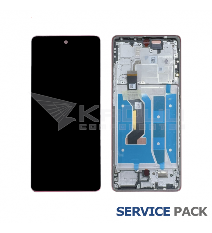Pantalla Lcd Motorola Moto G85 XT2427-3 Marco Rojo 5D68C29595 5D68C27222 Service Pack