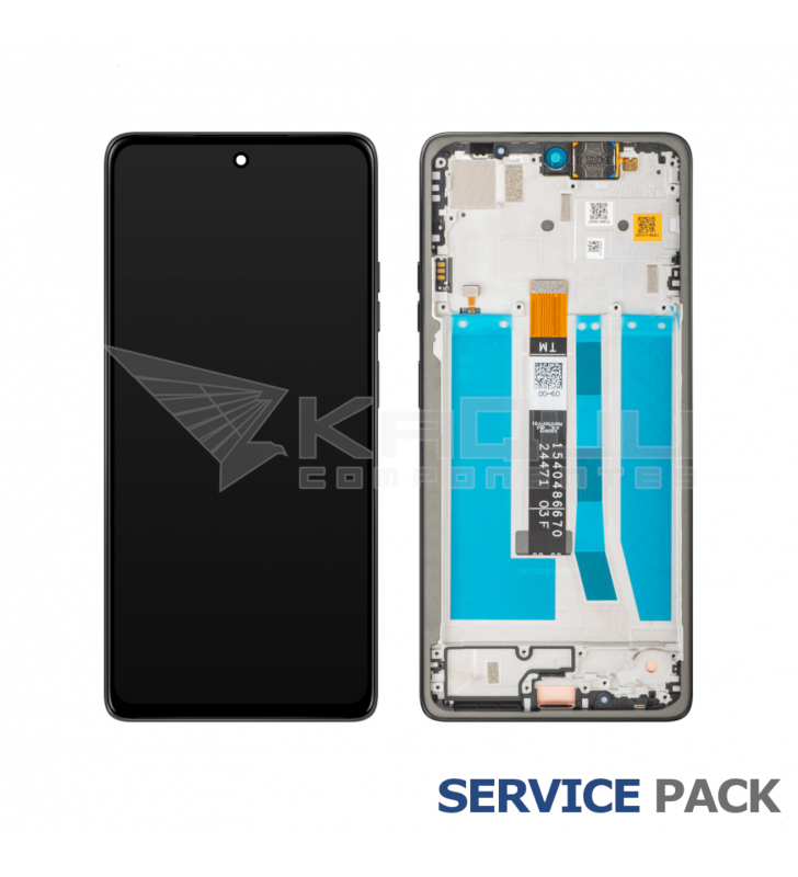 Pantalla Lcd Motorola Moto G75 XT2437-2 Marco Negro 5D68C29066 5D68C29069 5D68C28968 Service Pack
