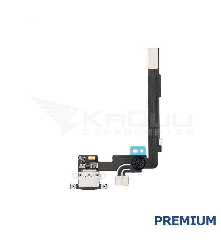 Flex Conector Carga para iPhone 16 Pro Max A3296 Negro Premium