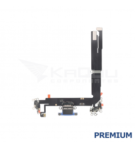 Flex Conector Carga para iPhone 16 Plus A3290 Azul Premium