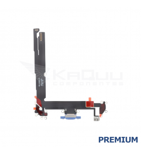 Flex Conector Carga para iPhone 16 Plus A3290 Azul Premium