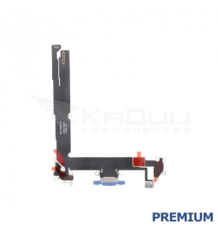 Flex Conector Carga para iPhone 16 Plus A3290 Azul Premium