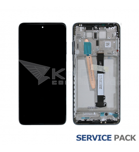 Pantalla Lcd Xiaomi Poco X3 MZB07Z0IN, Poco X3 NFC M2007J20CG, Poco X3 Pro M2102J20SG Marco Azul 560003J20S00 Service Pack