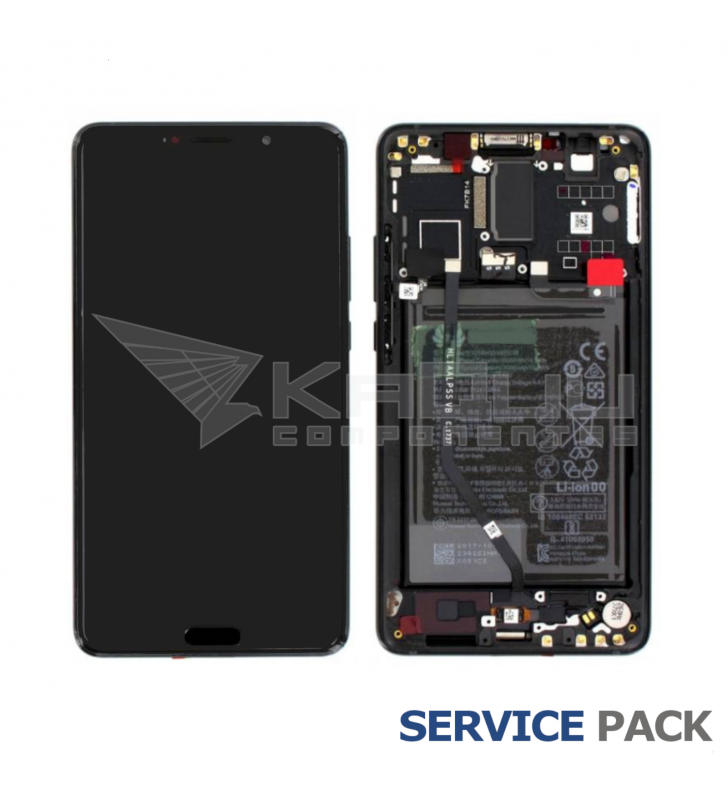 Pantalla Lcd Huawei Mate 10 ALP-L09 Marco Negro con Batería 02351QAH Service Pack