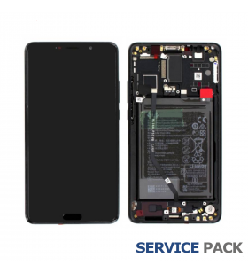 Pantalla Huawei Mate 10 Negro con Batería Lcd ALP-L09 02351QAH Service Pack