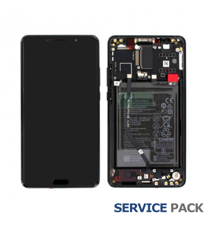 Pantalla Lcd Huawei Mate 10 ALP-L09 Marco Negro con Batería 02351QAH Service Pack