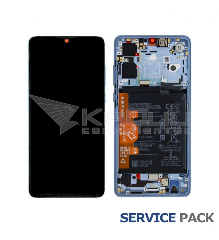 Pantalla Huawei P30 2019 New Code Breathing Crystal con BaterÍa Lcd ELE-L09 02354HMF Service Pack
