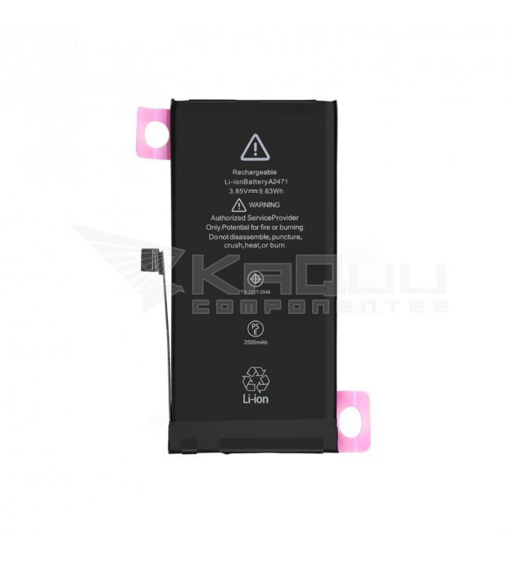 Batería 2450mAh para iPhone 12 Mini A2176 A2398 Alta Capacidad Modo Diagnóstico