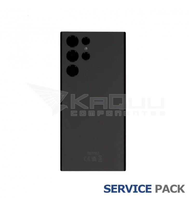 Tapa Trasera Samsung Galaxy S22 Ultra S908B Negro Service Pack Usado