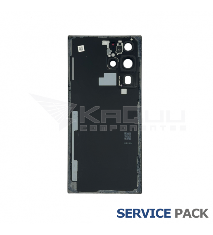 Tapa Trasera Samsung Galaxy S22 Ultra S908B Negro Service Pack Usado