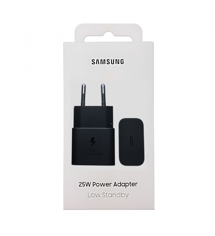 Cargador Samsung EP-T2510NBEGEU 25W Carga Rápida Negro