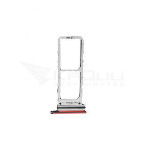 Bandeja Sim Dual para Samsung Galaxy Note 10 N970 Rojo