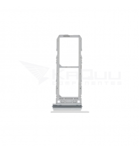 Bandeja Sim Dual para Samsung Galaxy Note 10 N970 Blanco