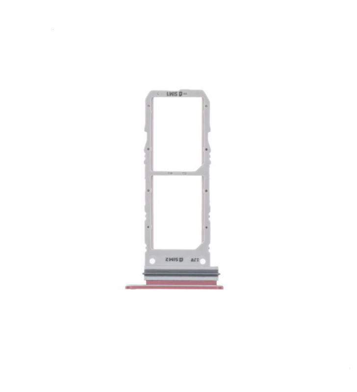 Bandeja Sim Dual para Samsung Galaxy Note 10 N970 Rosa