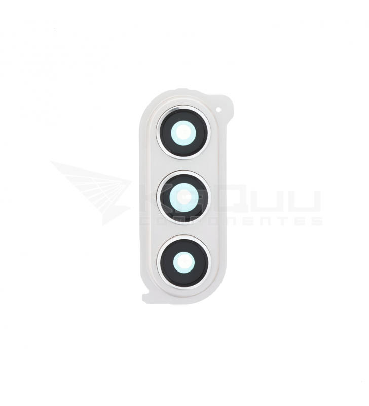 Embellecedor Cristal Cámara Lente para Samsung Galaxy Z Fold5 5G F946B Crema