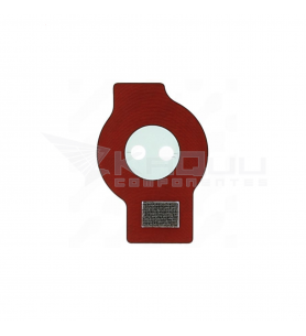 Embellecedor Cristal Cámara Lente para Samsung Galaxy XCover 5 G525F Rojo