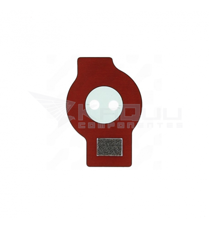 Embellecedor Cristal Cámara Lente para Samsung Galaxy XCover 5 G525F Rojo