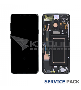 Pantalla Samsung Galaxy S9 Plus NEGRA CON MARCO LCD G965F GH97-21691A SERVICE PACK