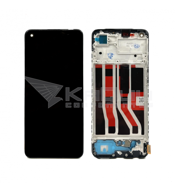Pantalla Lcd para Oppo A74 4G CPH2219 Marco Negro OLED
