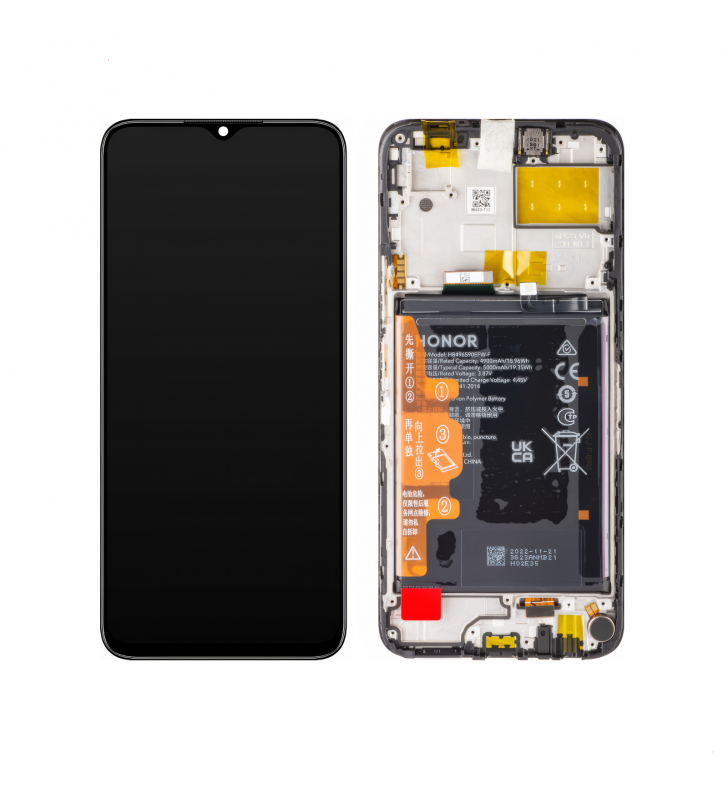 Pantalla Lcd Honor X8 5G VNE-N41 Marco Negro con Batería 0235ADAK Service Pack