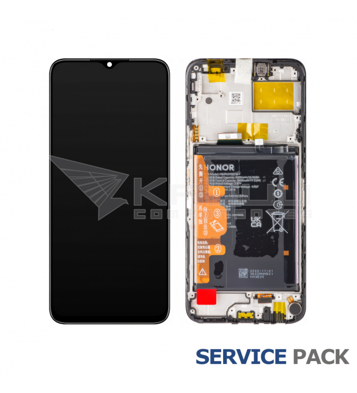 Pantalla Lcd Honor X8 5G VNE-N41 Marco Negro con Batería 0235ADAK Service Pack