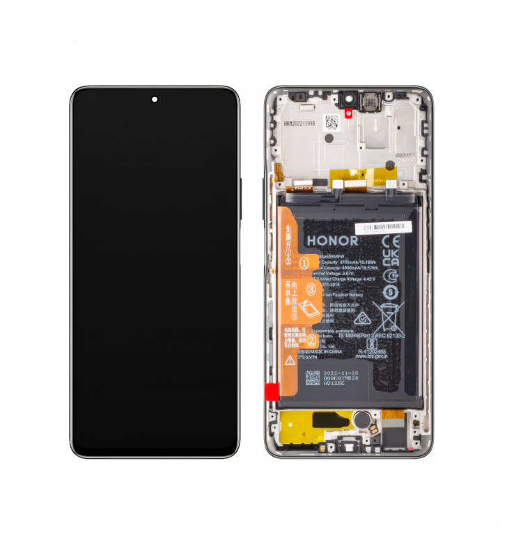 Pantalla Lcd Honor X9 5G ANY-NX1, Magic4 Lite Marco Negro con Batería 0235ABSK 0235ACGA 0235AAMB Service Pack