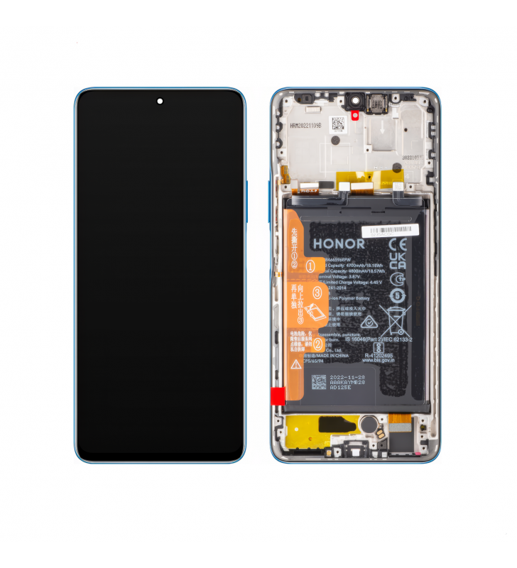 Pantalla Lcd Honor X9 5G ANY-NX1, Magic4 Lite Marco Azul con Batería 0235ABST 0235ACGC Service Pack